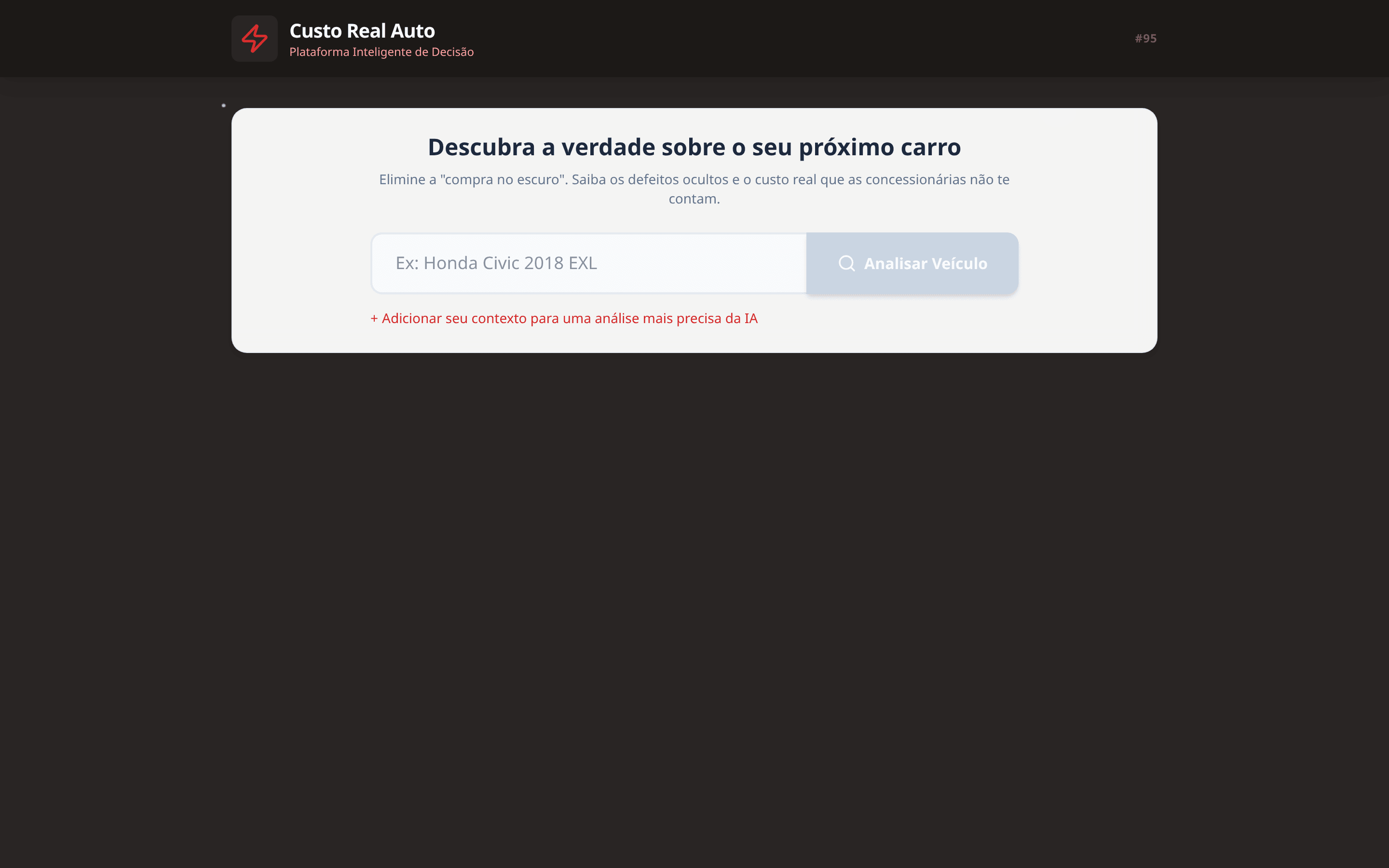 Custo Real Auto